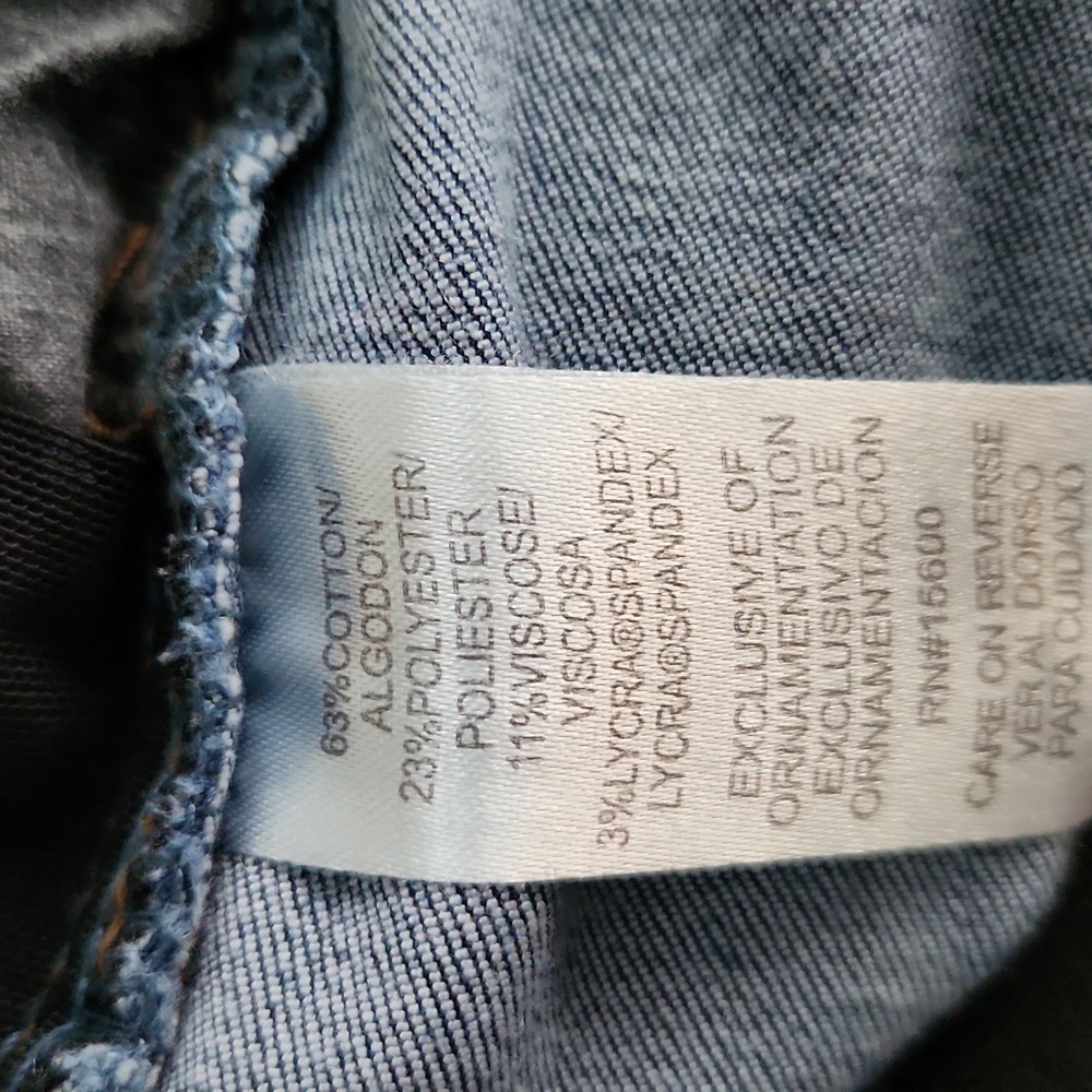 Democracy Straight Fit Denim Jeans Sz 10 - Picture 7 of 7